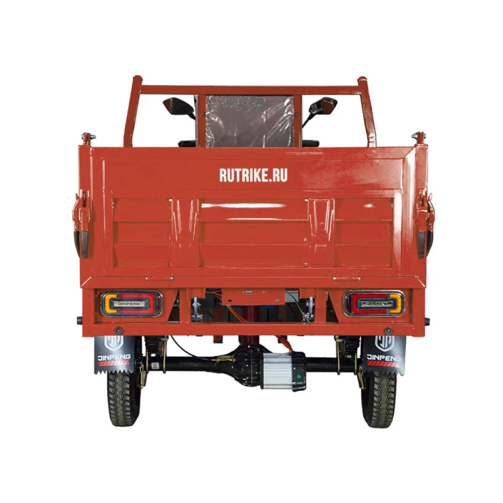 Грузовой электротрицикл Rutrike D5 1700 гидравлика (60V1200W) красный 6